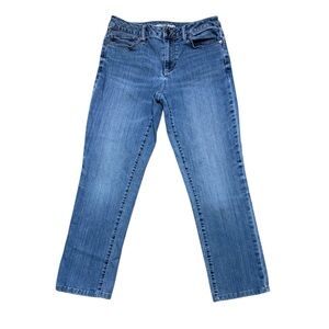 Lands’ End women’s straight leg jeans size 8